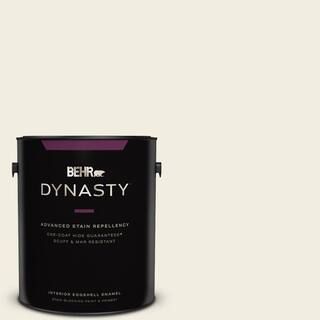 BEHR DYNASTY 1 gal. #12 Swiss Coffee Eggshell Enamel Interior Stain-Blocking Paint & Primer-26500... | The Home Depot