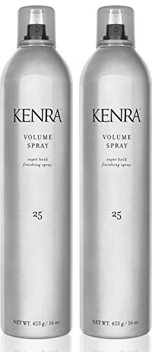 Kenra Professional Volume Spray 25 50% | Super Hold Finishing & Styling Hairspray | Flake-free & Fast-drying | Wind & Humidity Resistance | All Hair Types | 16 oz (2-Pack) | Amazon (US)