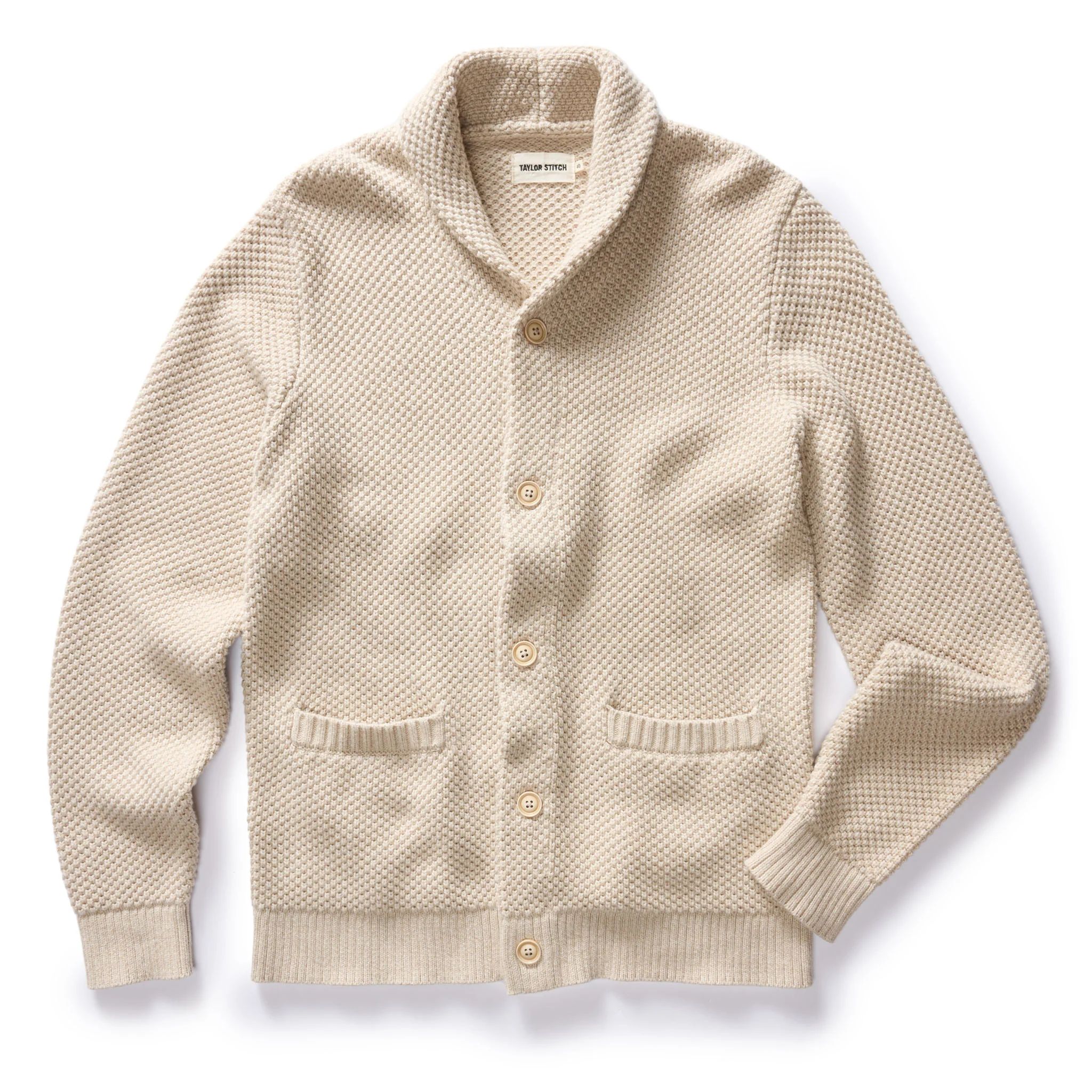 The Crawford Sweater in Marled Natural | Taylor Stitch