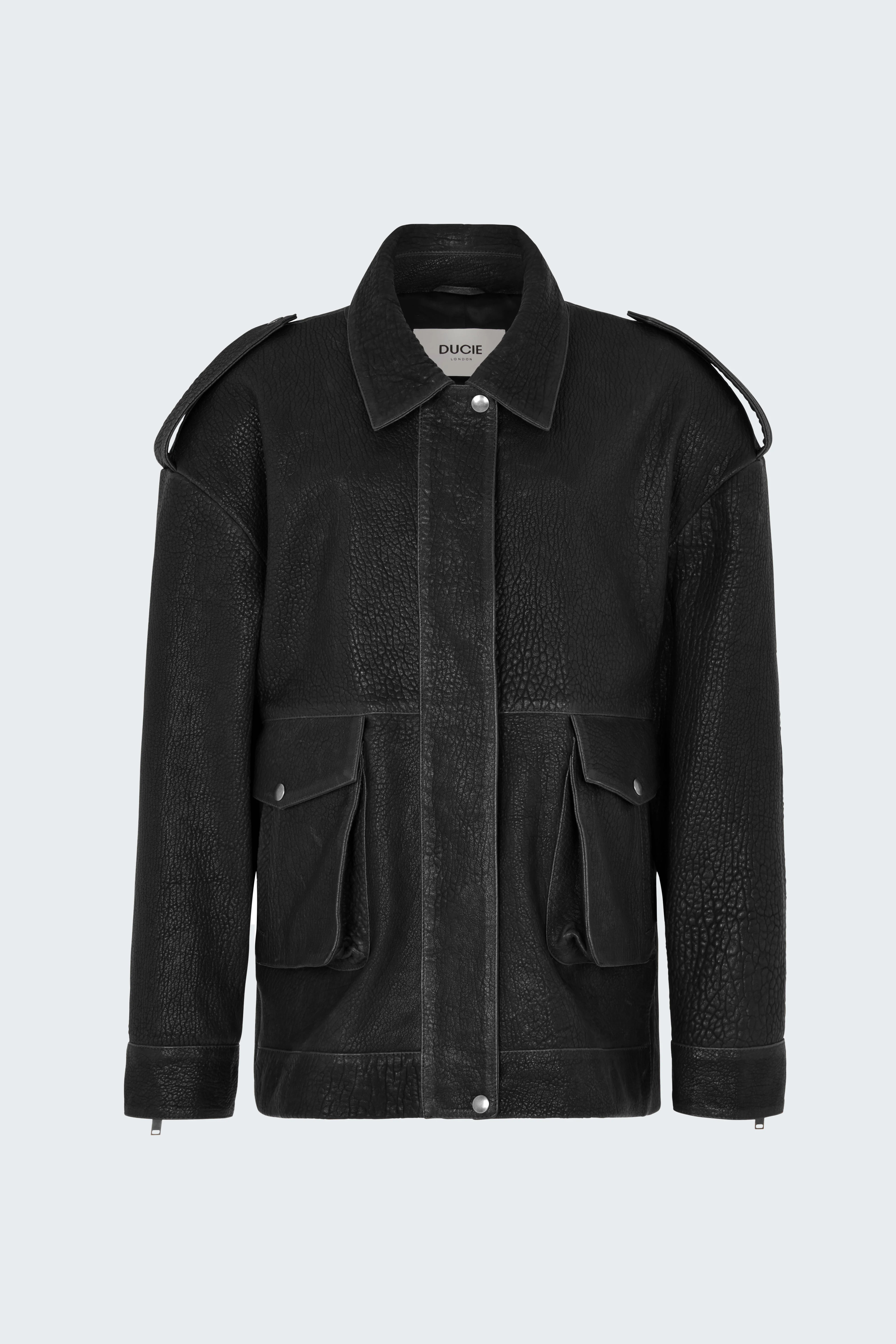 Opal Leather Jacket | DUCIE