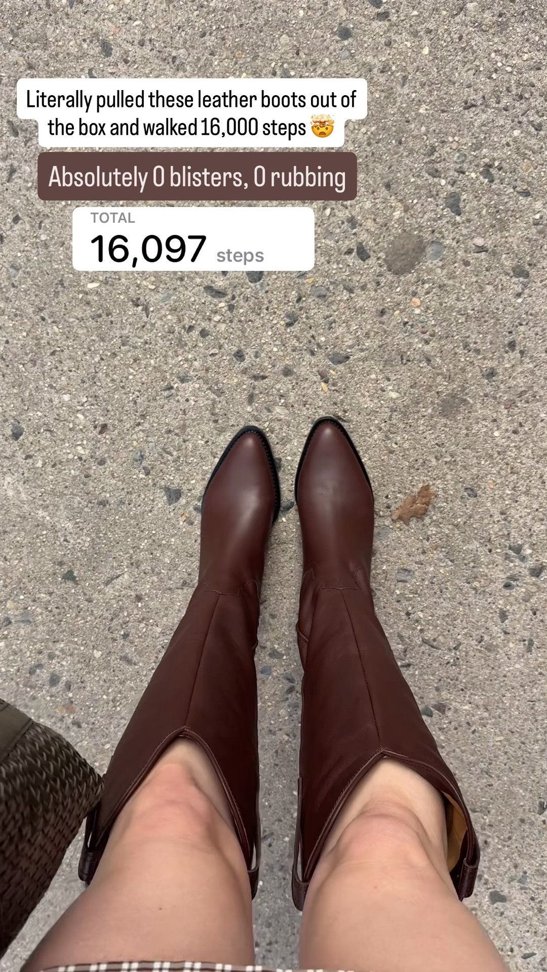 Maybe the most comfortable knee high leather boots ever!
Pulled out of the box and walked 16,000 steps size 7 (size up 1/2 if in between sizes) 
Quince free returns and 365 day free returns 


#LTKPetite #LTKdayinmylife #LTKvlog
