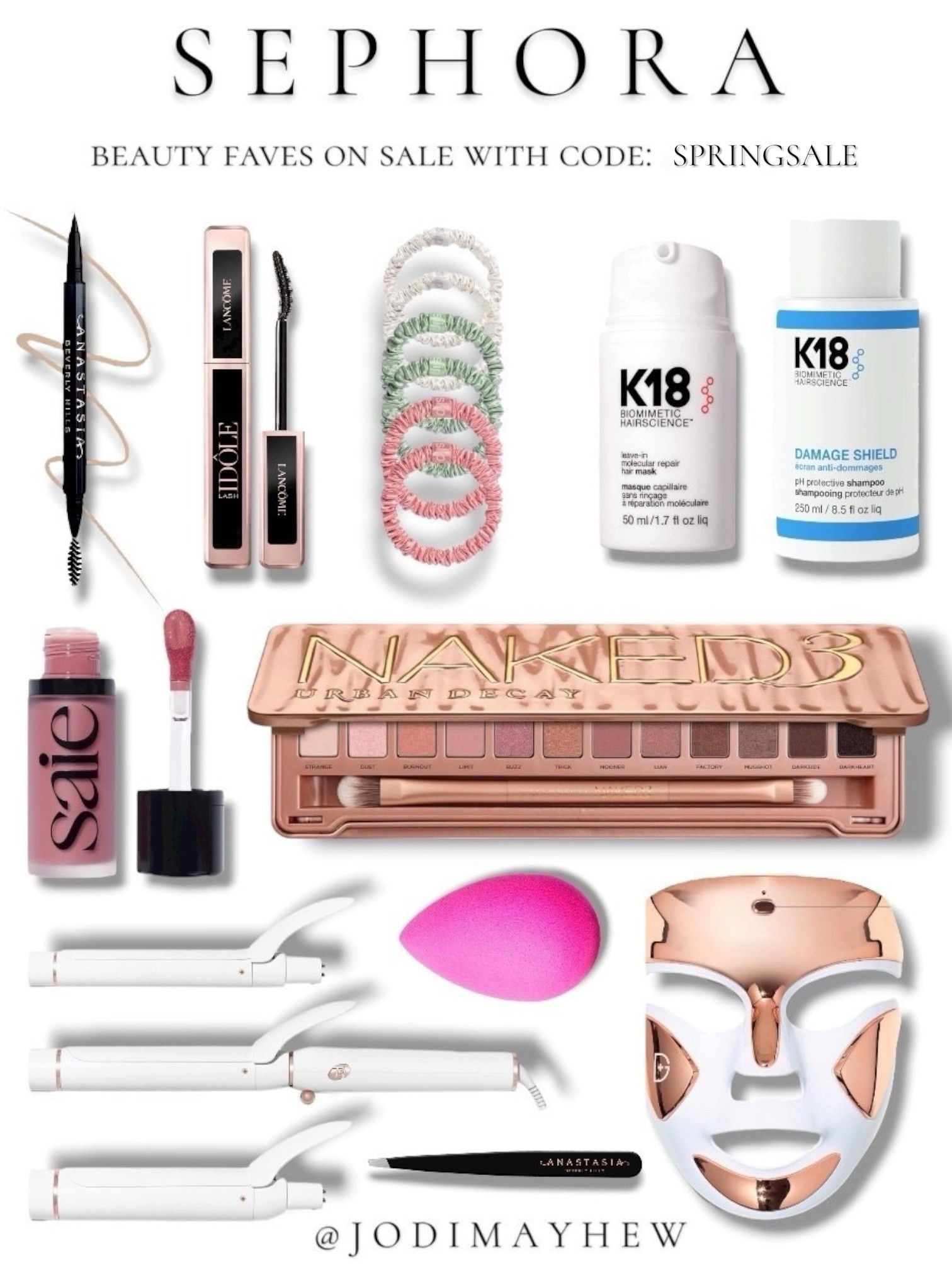 Sephora: Beauty Faves on Sale With Code: SPRINGSALE

Rouge 20% Off: 4/10-4/20
VIB 15% Off: 4/14-4/20
Insider  10% Off: 4/14-4/20

#sephora #beauty #makeup #blush #hair #curling #iron #t3 #tweezers #anastasia #tools #slips #hair #ties #eyeliner #mascara #care #shampoo #mask #k18 #eyeshadow #palette #cream #infrared #facial #gift #ideas #inspo #guide #brow #pen #spring #sale