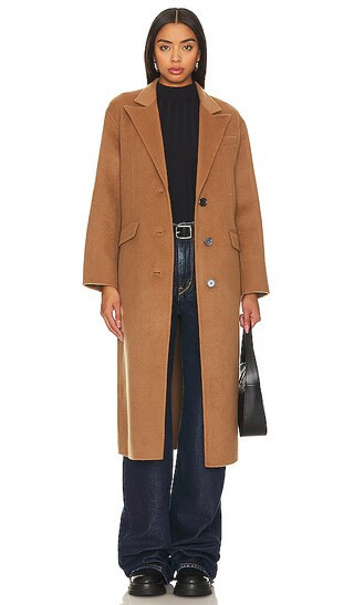 Rails Gallery Coat in Cognac. - size M | Revolve Clothing (Global)