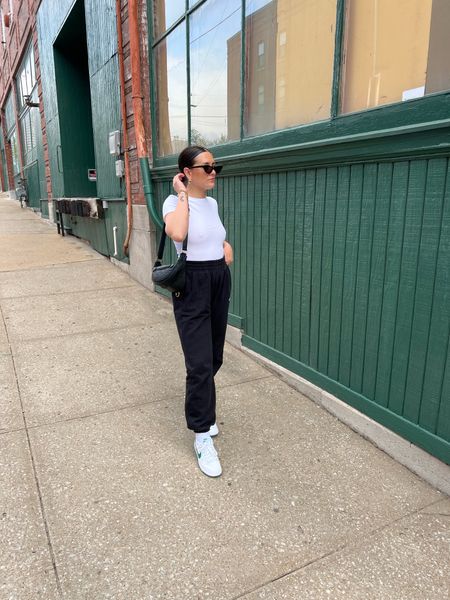Casual spring outfit, casual outfit inspo, outfit ideas, minimalist style, casual chic style, what to wear, oversized sweatpants outfit, dunks outfit, ribbed tshirt outfit

#LTKstyletip #LTKSeasonal #LTKunder50