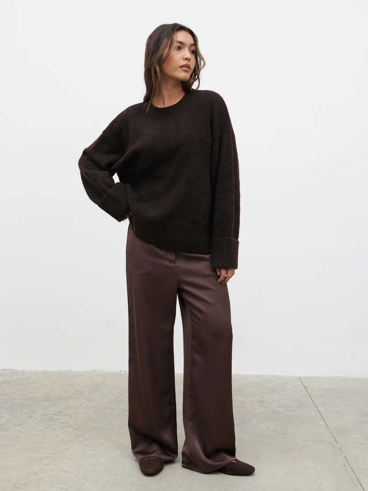 Camille Oversized Borg Jumper | Pretty Lavish (UK)