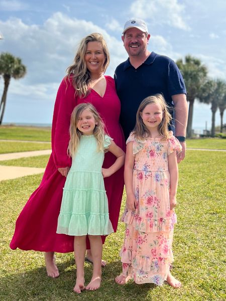 What we wore on Easter Sunday! The girls' dresses are from Sam's Club, so no links for those but I linked up my dress and Wes's look! I'm wearing a 2X in the dress but it runs super generous. I think the XXL would have fit better! 

#LTKxTarget #LTKSeasonal #LTKfamily
