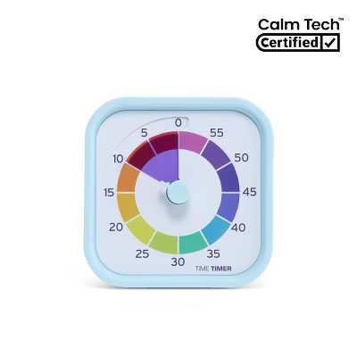 Time Timer MOD - Home Edition - Rainbow Wheel - 60 Minute Visual Countdown Timer with 5 Minute Color Segments with Silent Operation (Multicolor) | Target