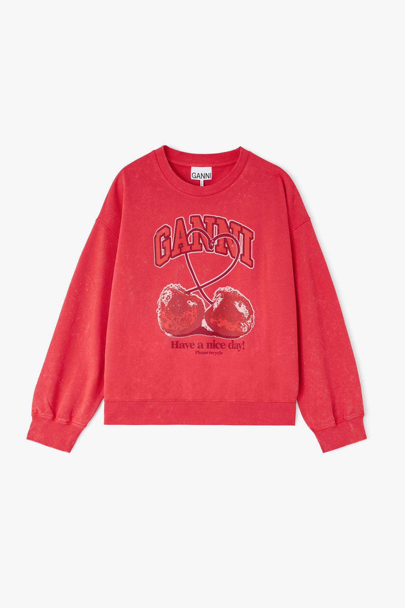 Crewneck with Cherry | Ganni