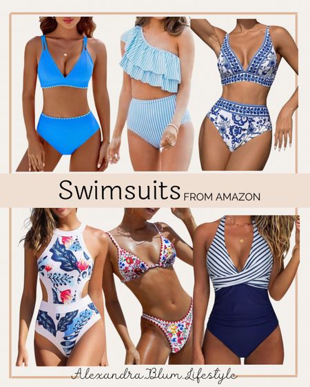 Cute swimsuits from Amazon perfect for summer beach trips, pool outfits and 4th of July!

#LTKSwim #LTKFindsUnder50