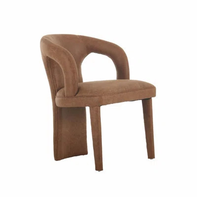 Firyal Upholstered Dining Chair, Brown | Wayfair North America