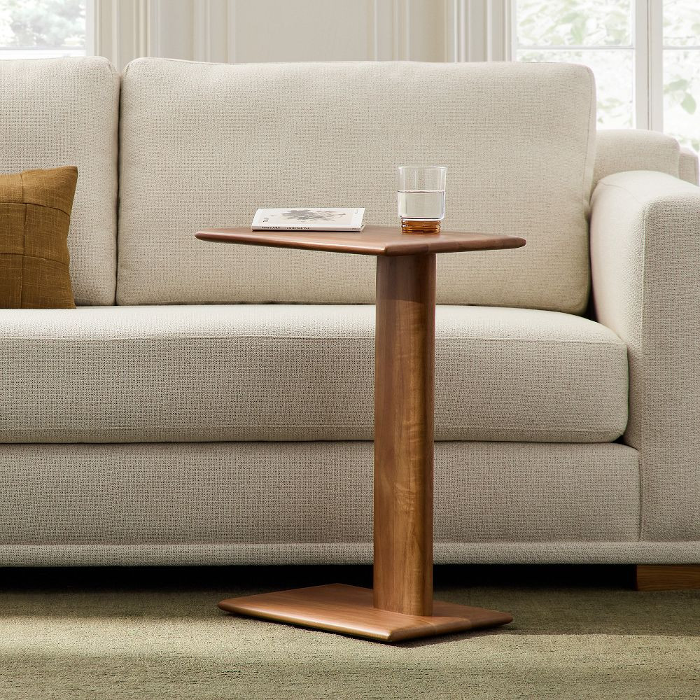 Anton Solid Wood C-Side Table (18") | West Elm (US)