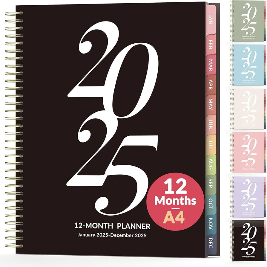 Forvencer 2025 Planner Weekly and Monthly, Jan - Dec 2025, Aesthetic Agenda Book Planner for Wome... | Amazon (US)