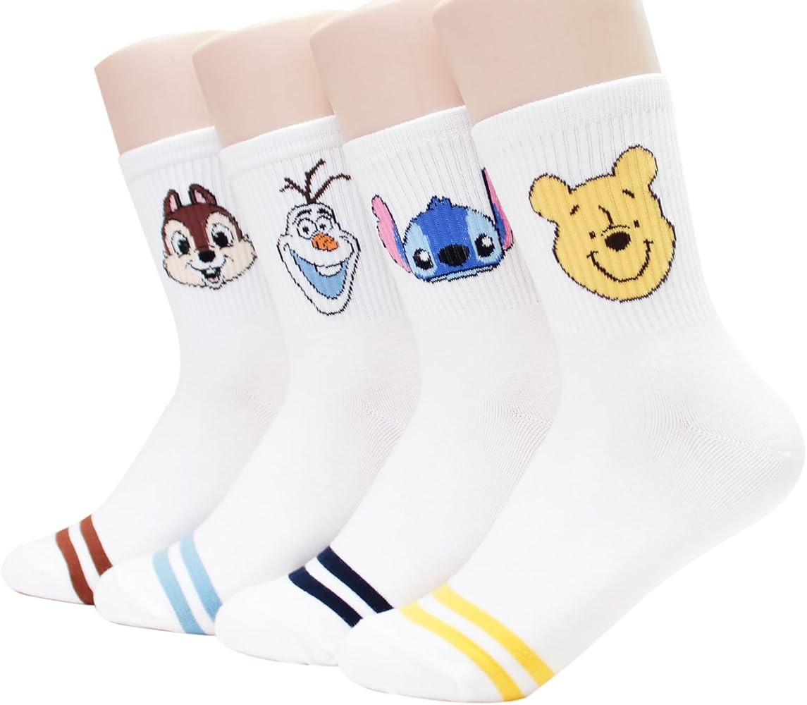 Cartoon Character Series Women and teen girls Licensed Socks Collection | Amazon (US)