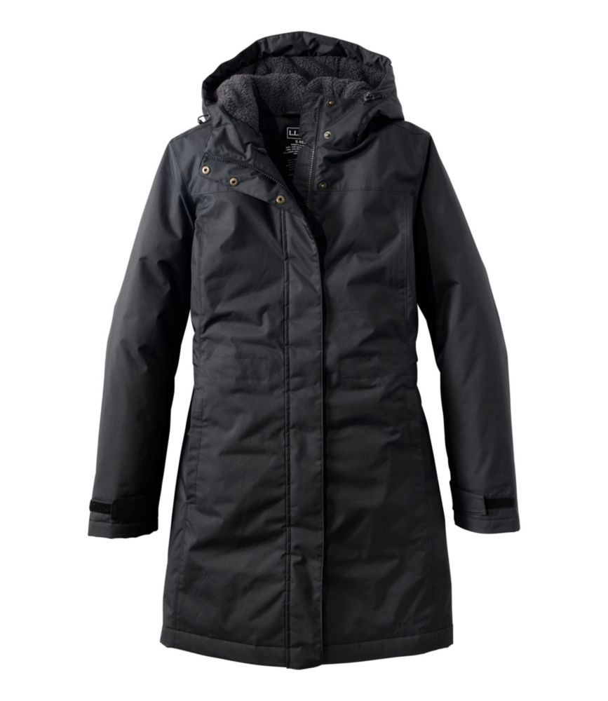 Women's Winter Warmer Winter Coat Black Medium, Synthetic L.L.Bean | L.L. Bean