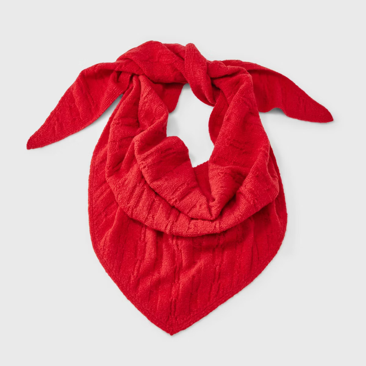 Cozy Alpine Oversized Cable Triangle Scarf - Universal Thread™ | Target