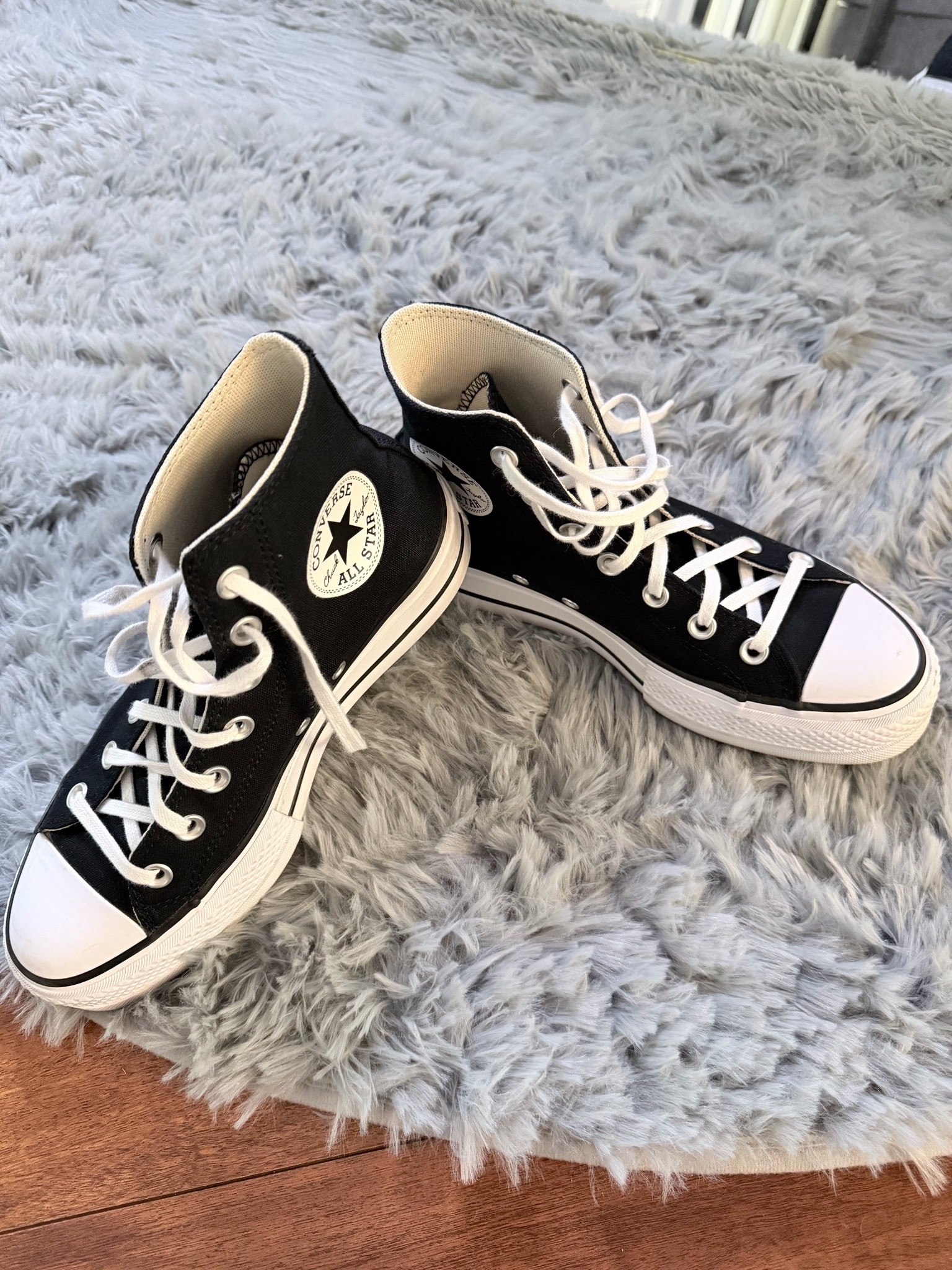Obsessed with my platform chucks. So comfy. They’ve been my go tos for all mom duties. I need a new pair in a different color. 
They are true to size.

#LTKOver40