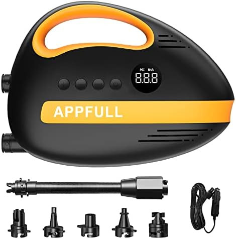 APPFULL 20PSI Rechargeable Paddle Board Pump, SUP Pump Electric Portable, Electric SUP Air Pump f... | Amazon (US)