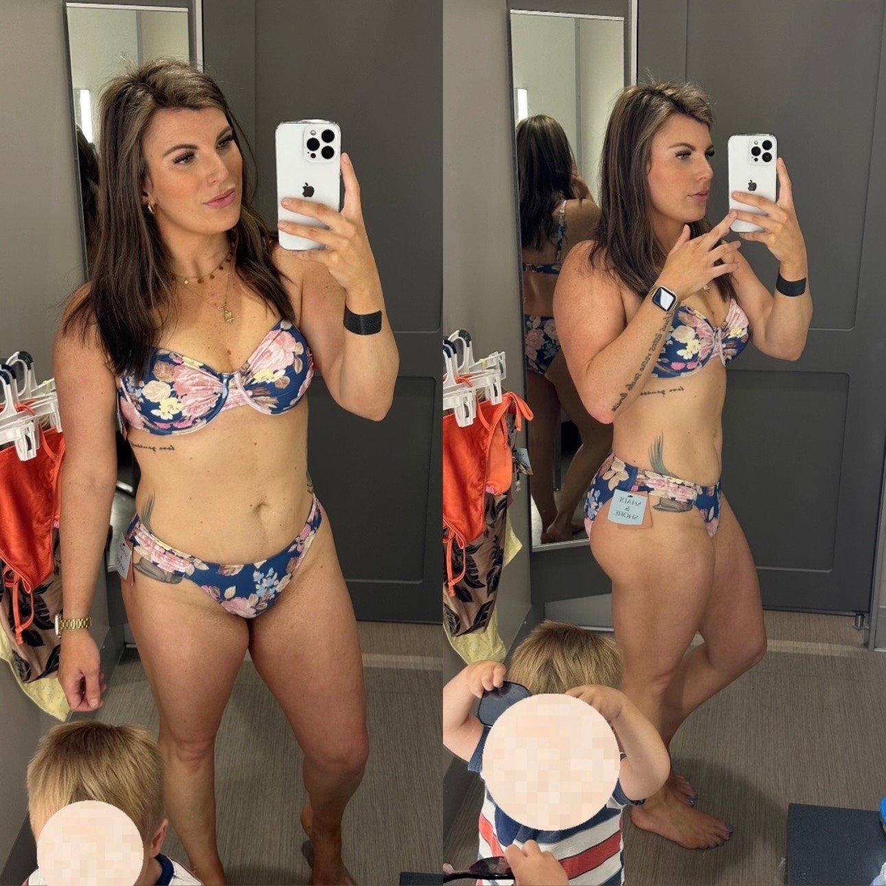 Target Swim try on featuring my feral toddler 😆

Target swimsuit women, Target bikini, floral bikini women, affordable swimwear, flattering bikini set, supportive bikini top, underwire bikini, high cut bikini bottoms, Target summer fashion, mom friendly swimsuit, beach vacation outfit, tropical vacation style, resort wear women, cute bikinis for women, feminine swimwear aesthetic, affordable beachwear, trendy swimsuits 2026, floral print bikini, poolside outfit inspiration, vacation swimwear women

#LTKSeasonal #LTKSwim #LTKMidsize