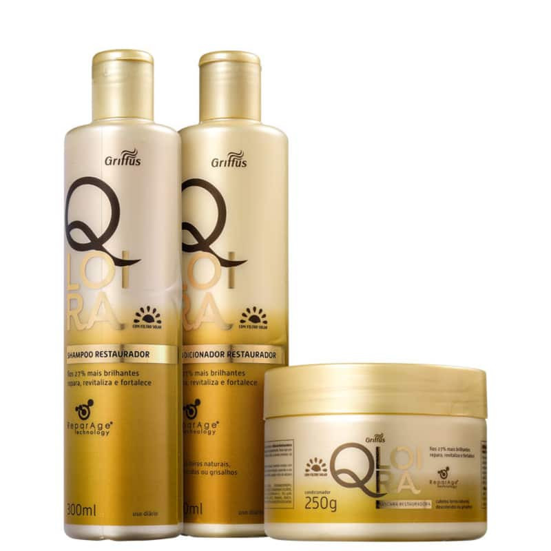 Kit Griffus QLoira Tratamento (3 Produtos) | Beautybox (BR)