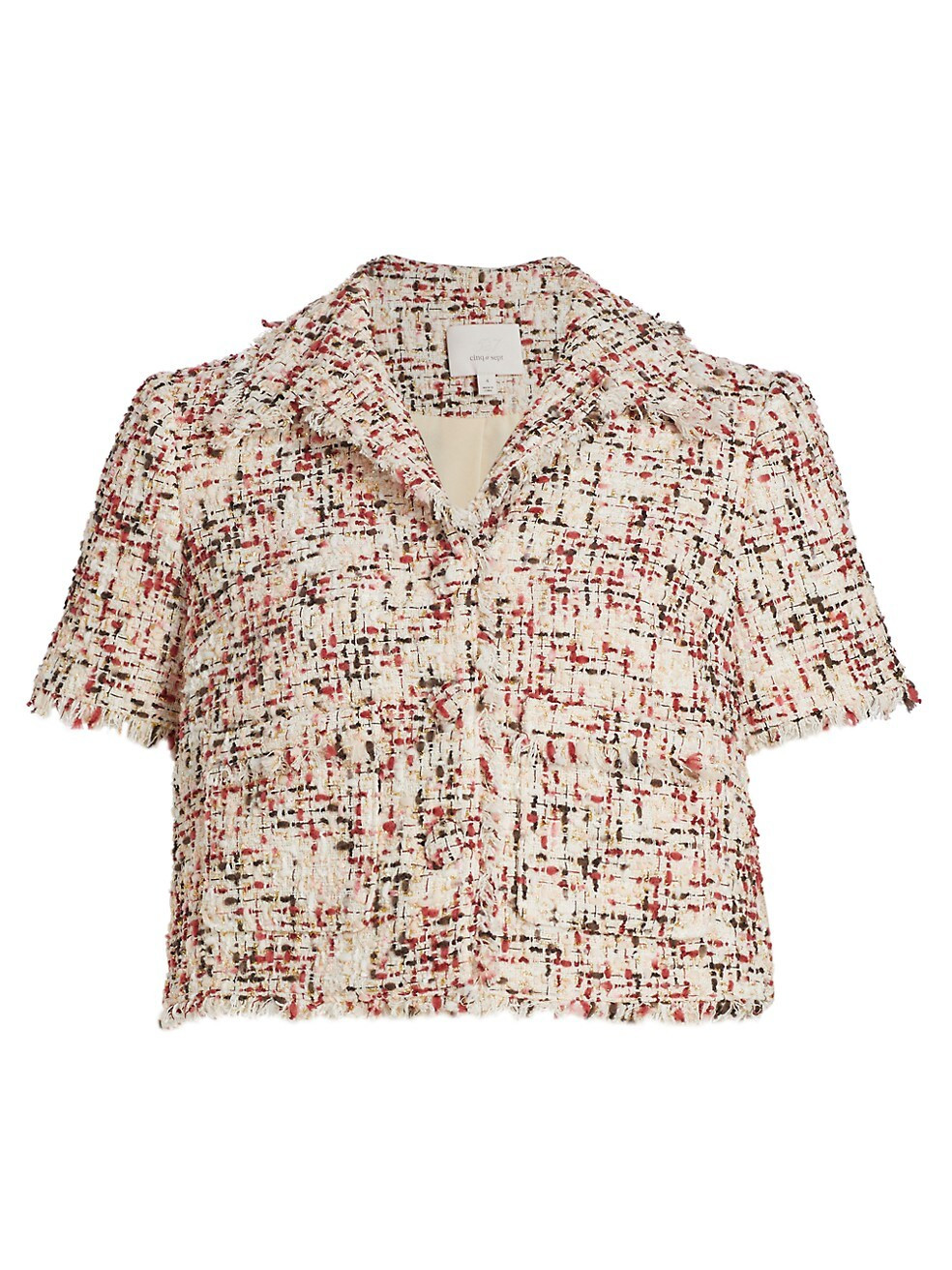 Cinq à Sept Saul Cropped Tweed Jacket | Saks Fifth Avenue