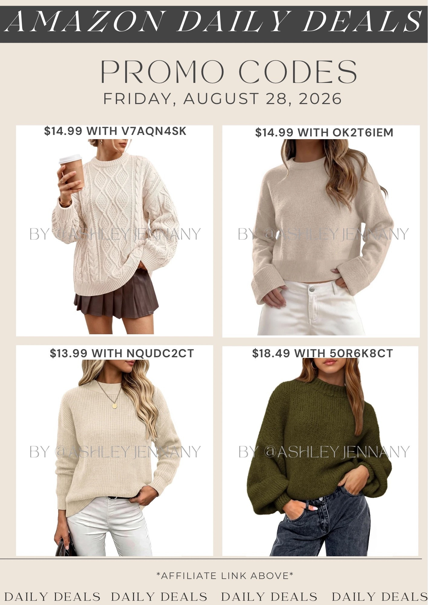 Amazon deals

#LTKMidsize #LTKSaleAlert #LTKSeasonal