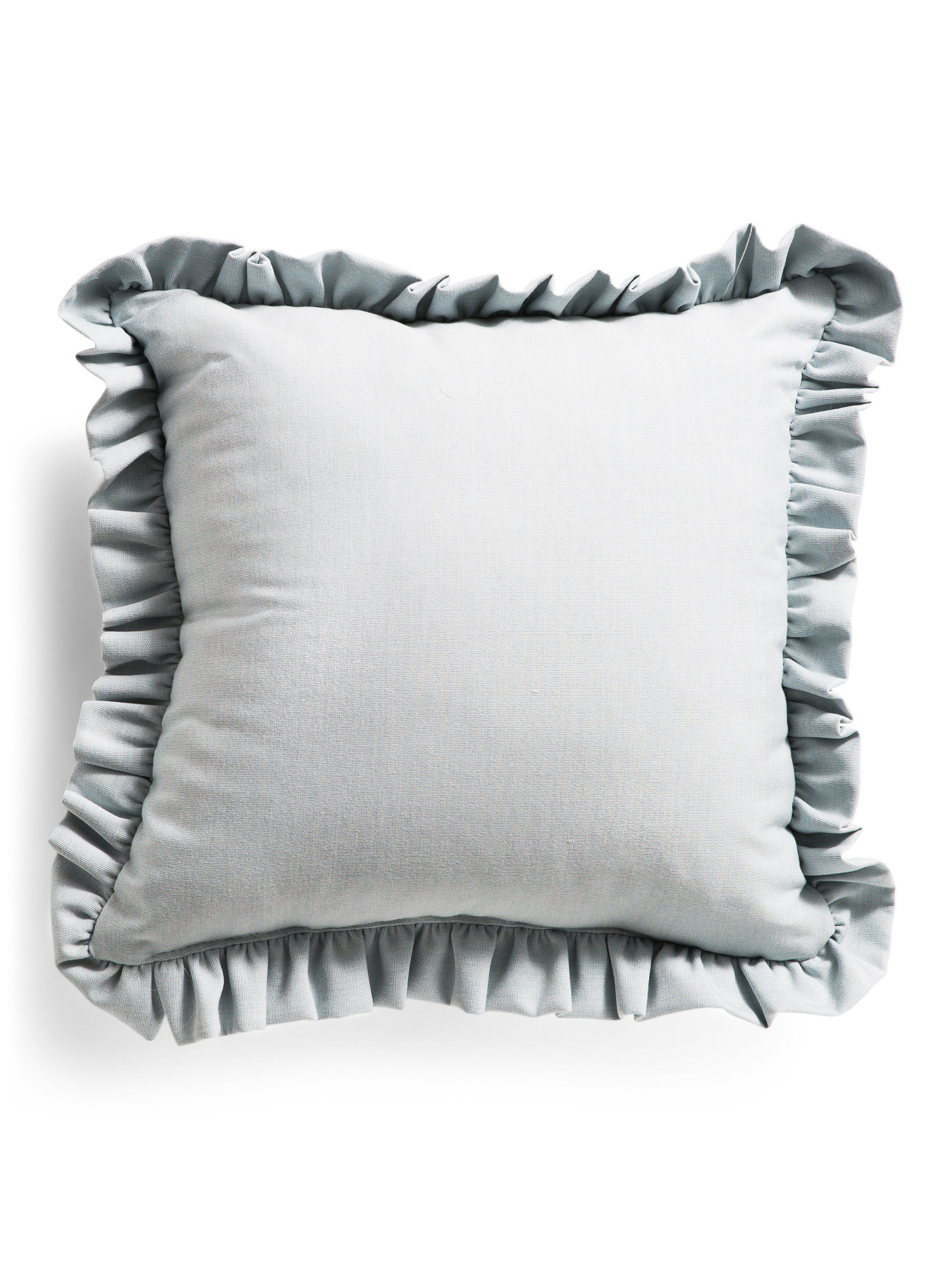 Made In Usa 18x18 Indoor Outdoor Performance Fabric Ruffle Pillow | TJ Maxx