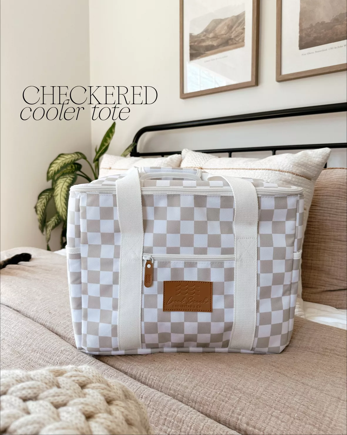 Checker Cooler Bag