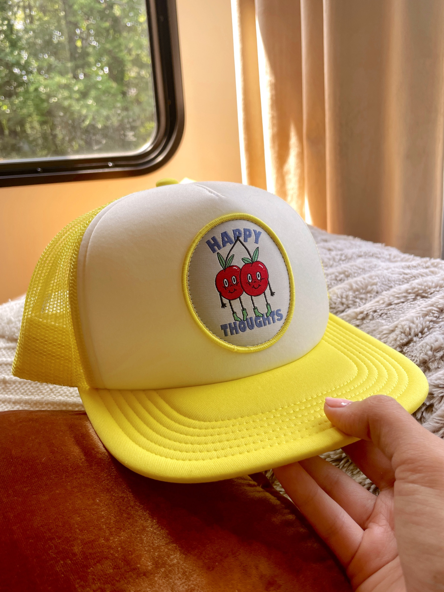 Cutest Summer Hat 🍒💛 on sale for $9.99 right now! 

Summer Hat Inspo | Hat collection | Trucker Hat | Women’s Hats | American Eagle 

#LTKunder50 #LTKFind #LTKstyletip