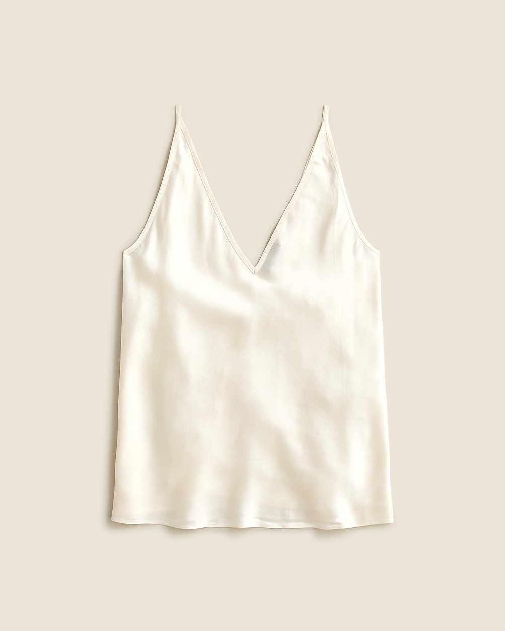 Carrie V-neck camisole in silk | J. Crew US