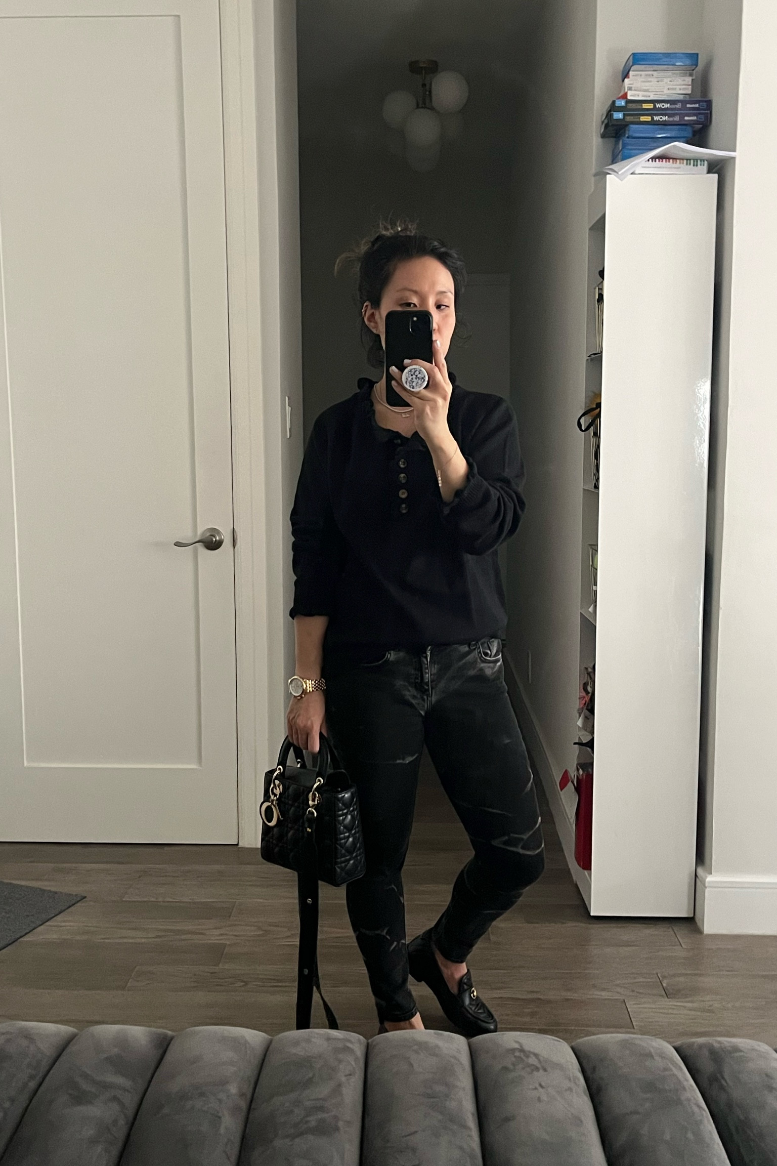 Keeping it casual for school pick-up. Love the ruffle details on the sleeve and neck. Amazon sweater. Amazon find. Amazon fashion find.

#LTKworkwear #LTKtravel #LTKunder50