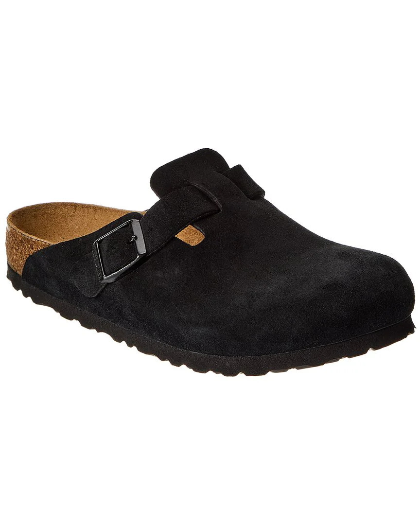 Birkenstock Boston BS Suede Clog | Shop Simon