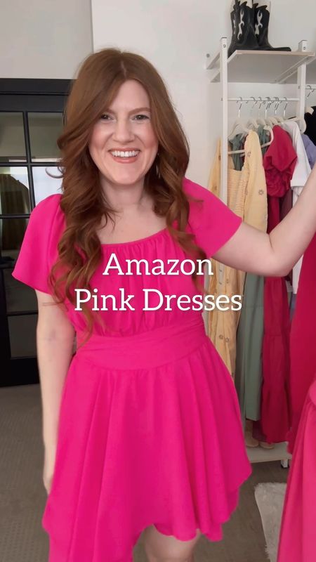 Pink dresses for summer. 

Summer dress. Amazon dress. Graduation dress 

#LTKFindsUnder50 #LTKMidsize #LTKSaleAlert