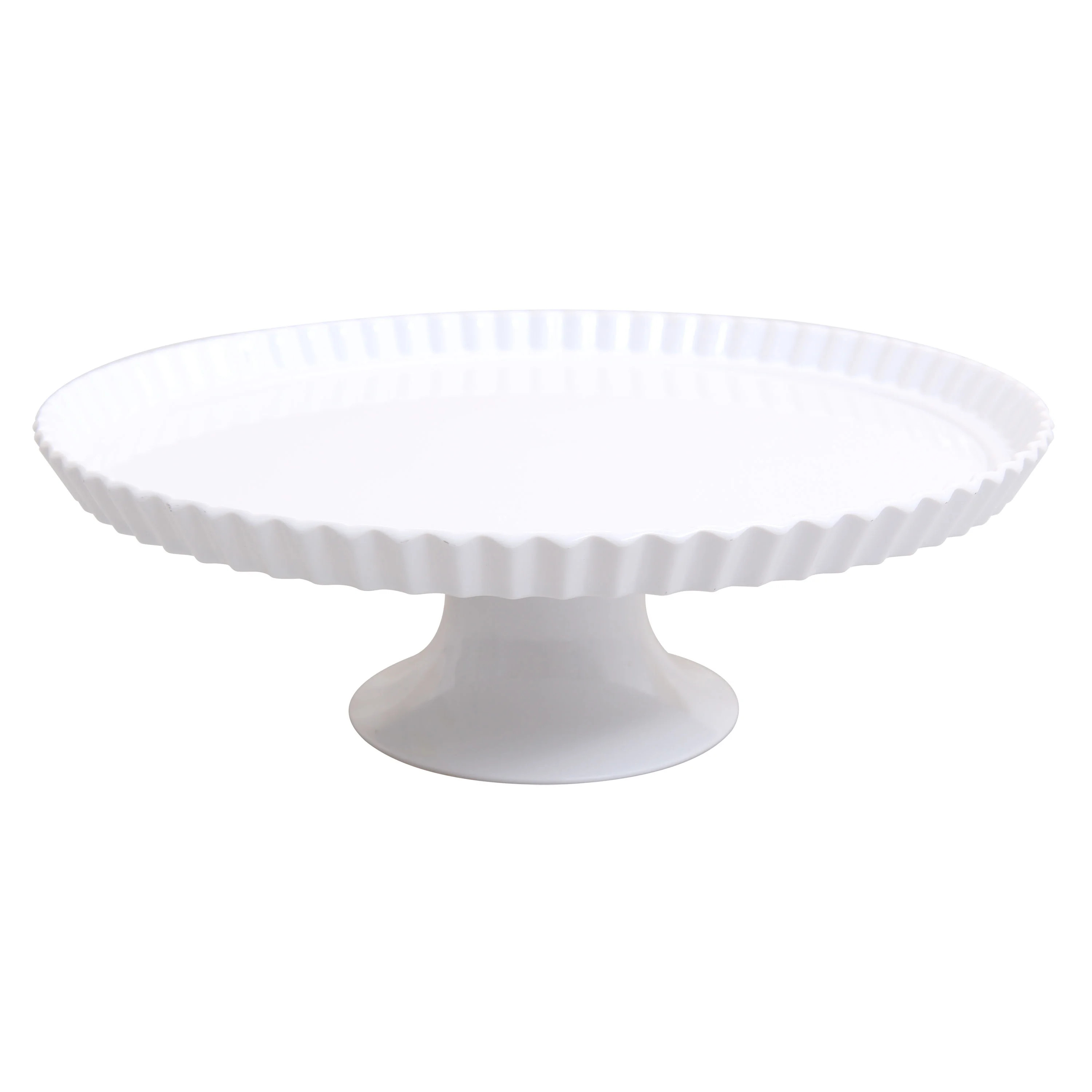 Better Homes & Gardens Melamine 11-Inch Cake Stand, White | Walmart (US)