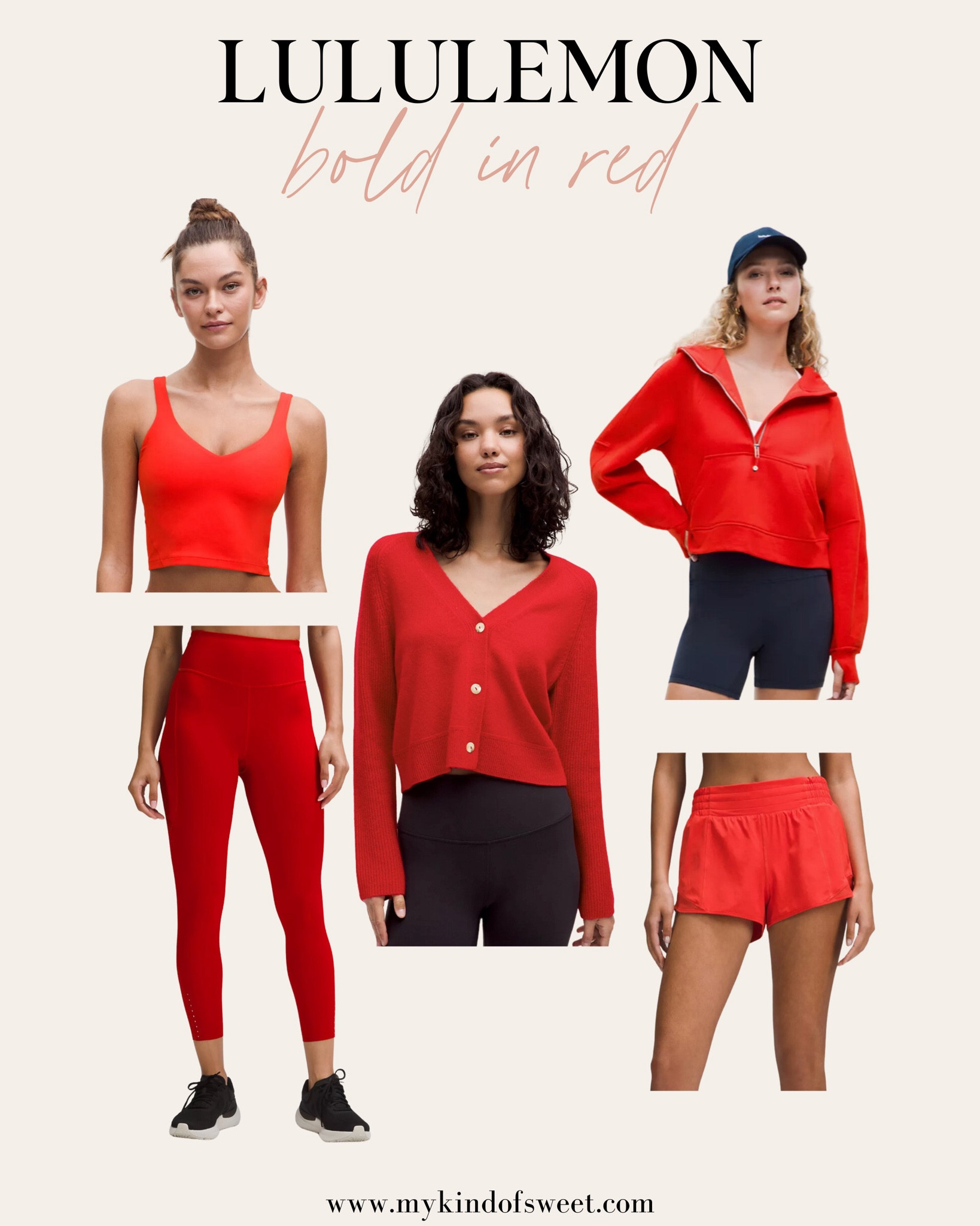 Stay active and on trend with these red Lululemon finds. 

#LTKFitness #LTKStyleTip