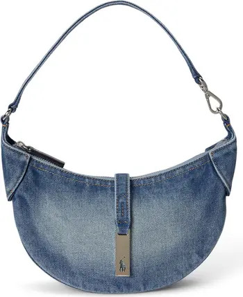 Mini Polo ID Denim Shoulder Bag | Nordstrom
