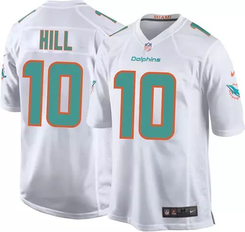 Nike Men's Miami Dolphins Tyreek Hill #10 White Game Jersey | Dick's Sporting Goods
