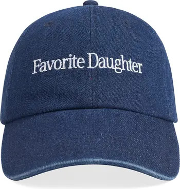 Classic Logo Cotton Denim Baseball Cap | Nordstrom