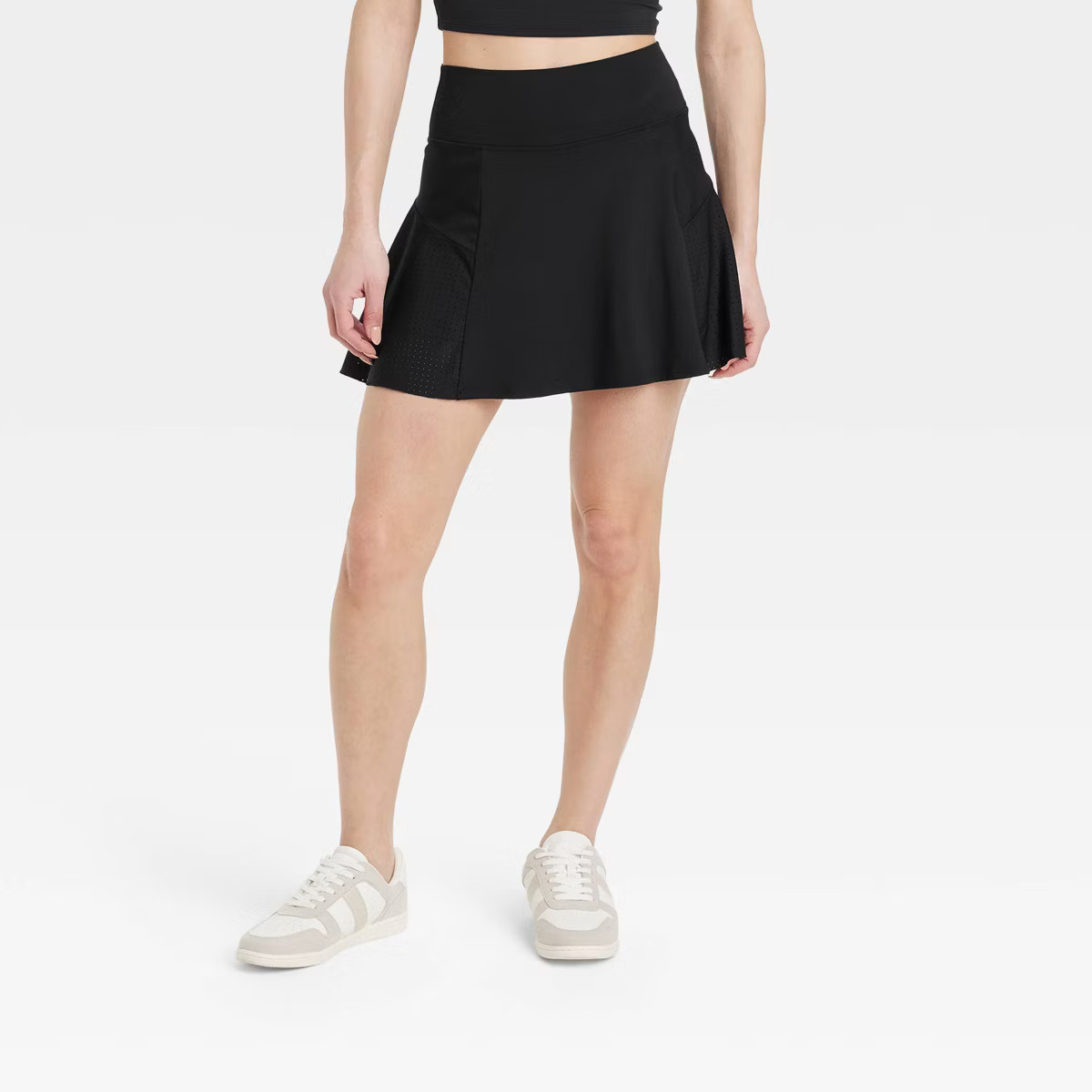 Women's Knit Mesh Skort - All In Motion™ Black S | Target
