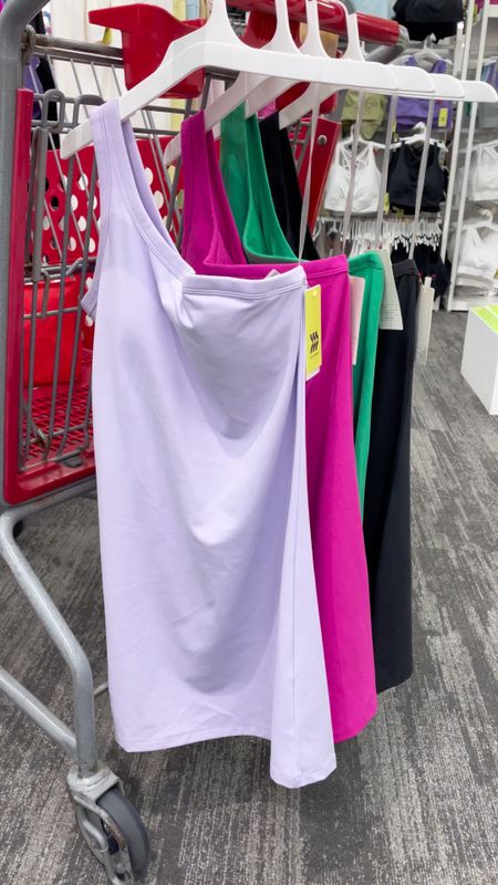 New one shoulder activewear dresses at Target! Tennis dress, theme park outfit idea! 

#LTKFind #LTKstyletip #LTKunder50