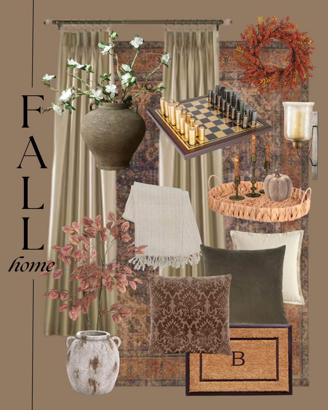 Fall back into the cozy weather this season with a little home refresh.  

 #LTKSeasonal #LTKHome #LTKFindsUnder100
