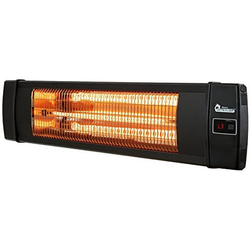 DR. INFRARED HEATER Portable Infrared Indoor and Outdoor Space Heater for Patio, Garage, Commercial & Residential With Remote Control, Without Thermostat, Black | Amazon (US)