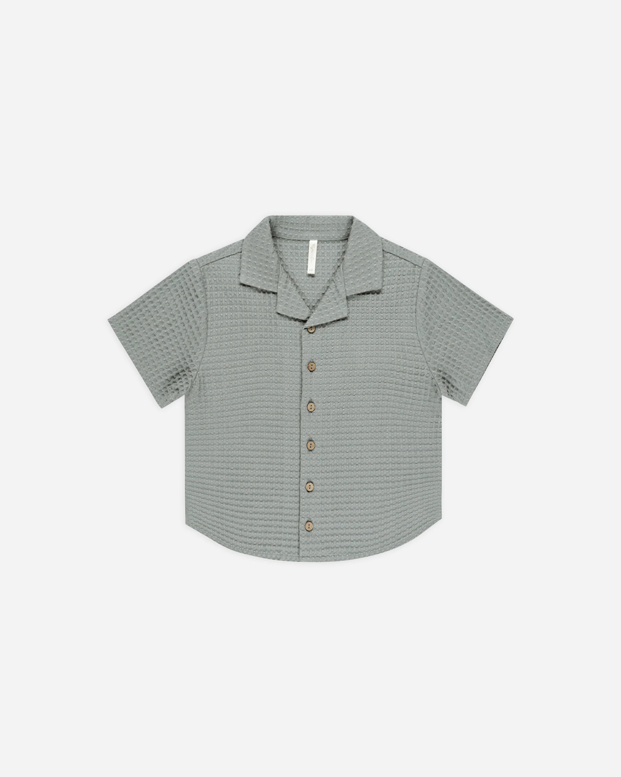 Lapel Collar Shirt || Eucalyptus | Rylee + Cru