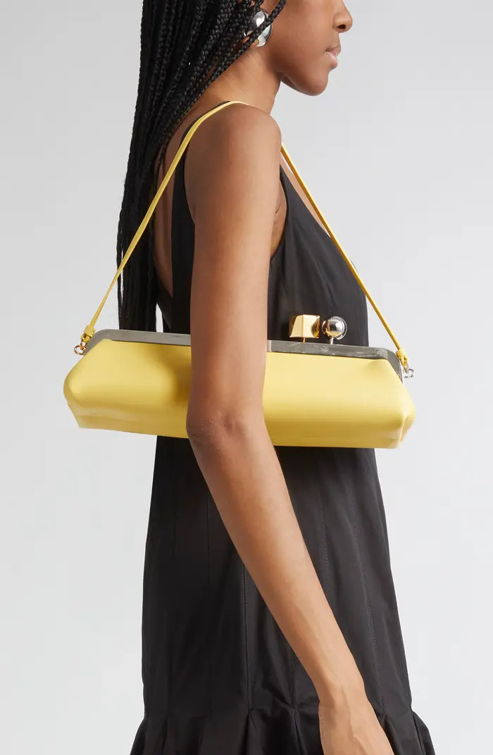Jacquemus La Pochette Salon Leather Clutch | Nordstrom | Nordstrom