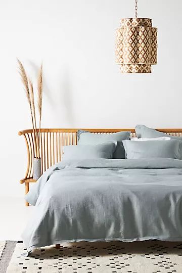 Luxe Linen Blend Duvet Cover | Anthropologie (US)