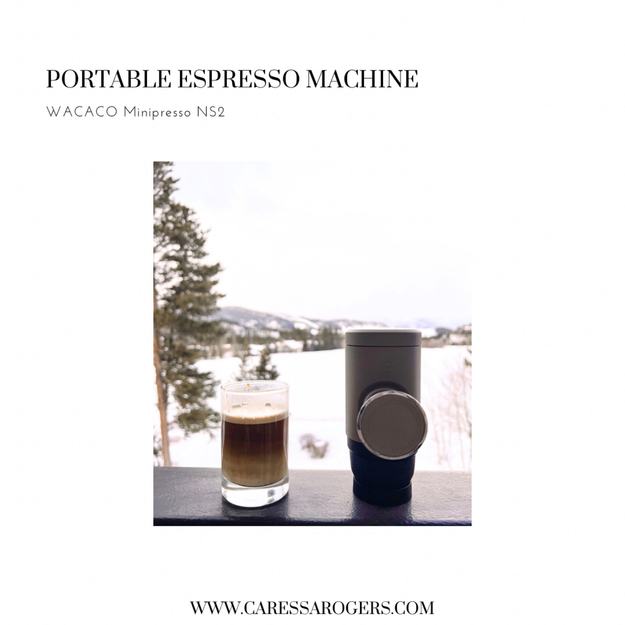 The perfect solution for when you’re traveling and there isn’t a coffee shop near by, but you still want an espresso in the morning. WACACO Minipresso NS2 uses Nespresso pods so you don’t need to pack a scale and grinder for beans.  You just need hot water!

#LTKtravel #LTKhome