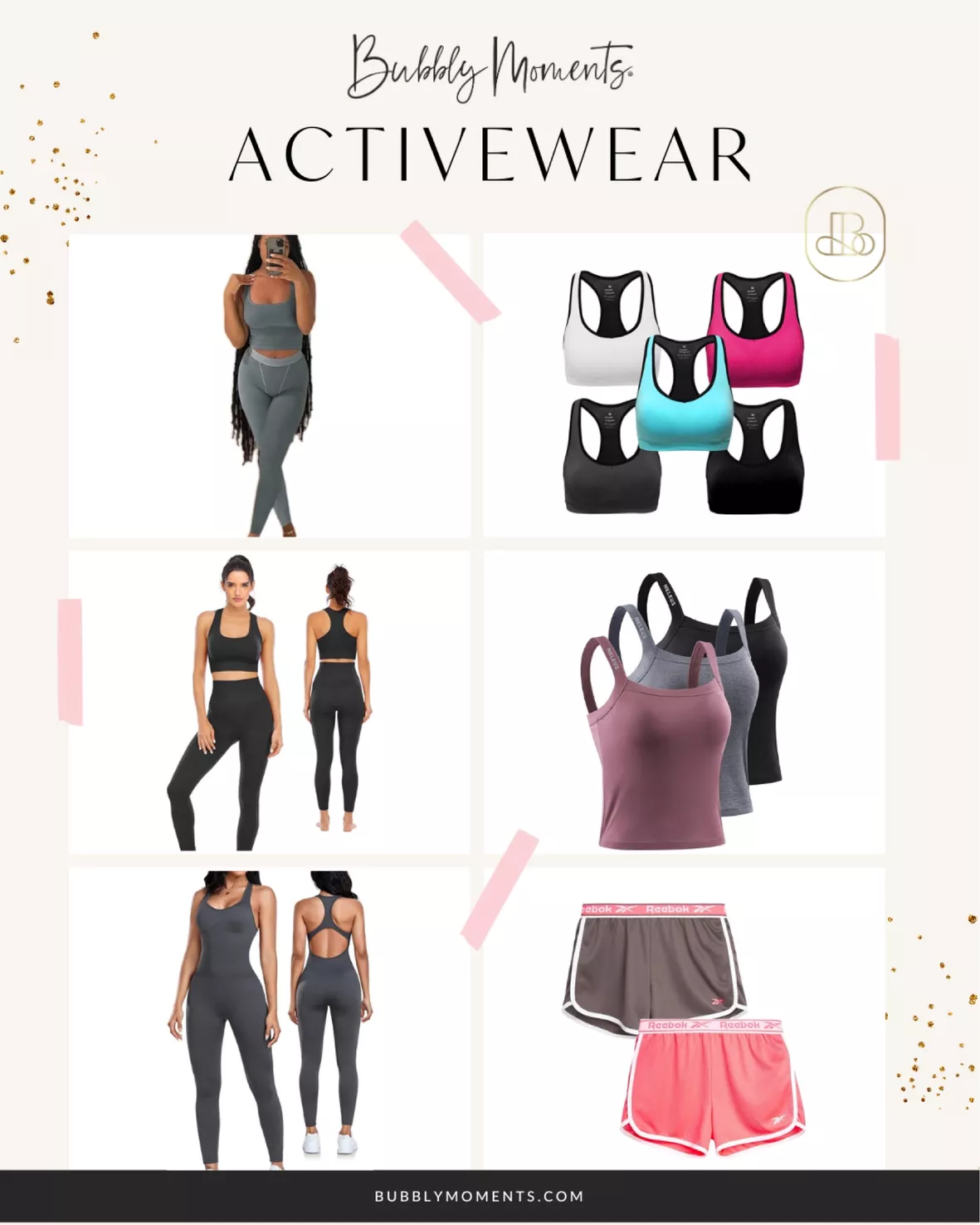 Inmarces Workout Sets for Women 5 PCS Yoga Outfits  