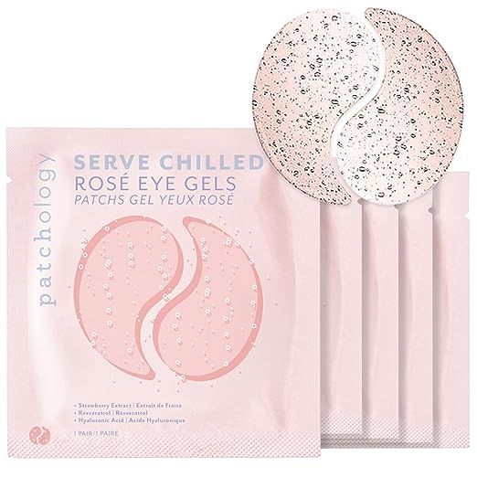 Patchology Serve Chilled Rosé Hydrating Under Eye Patches for Dark Circles, Beauty & Personal Ca... | Amazon (US)