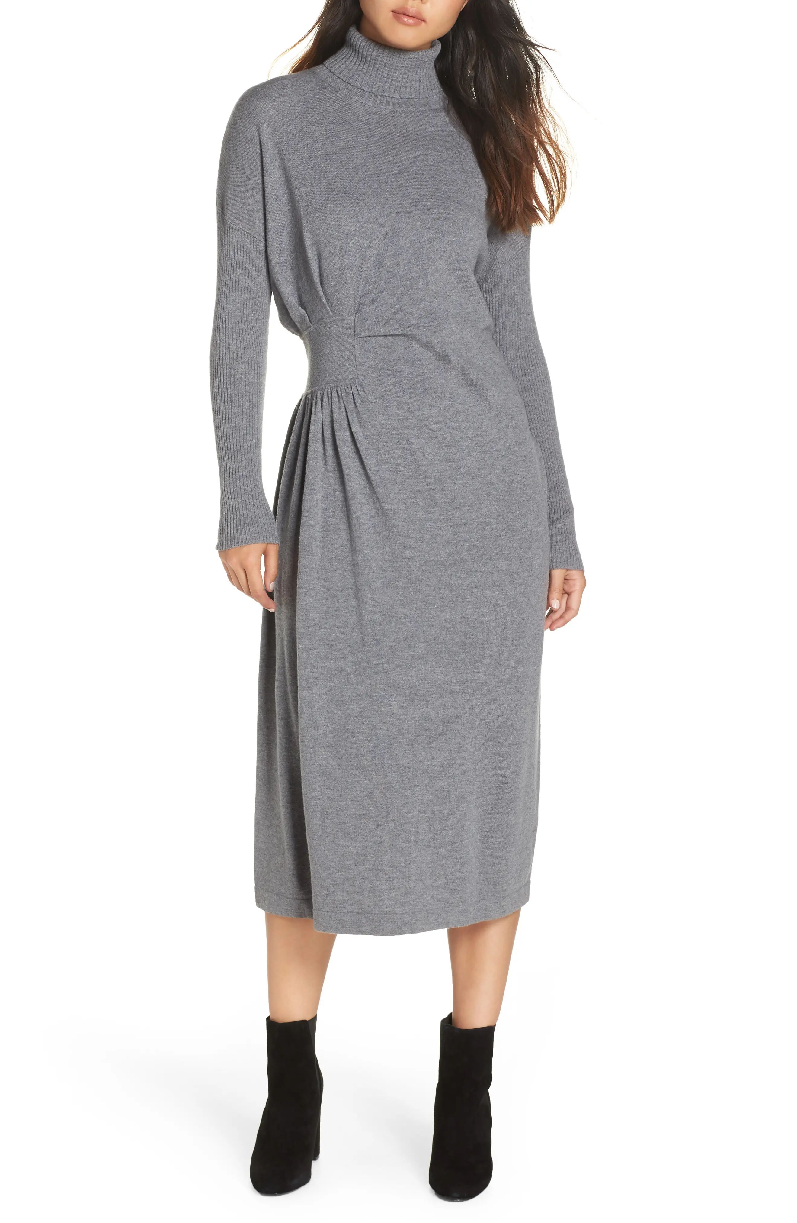 Hepburn Draped Sweater Dress | Nordstrom