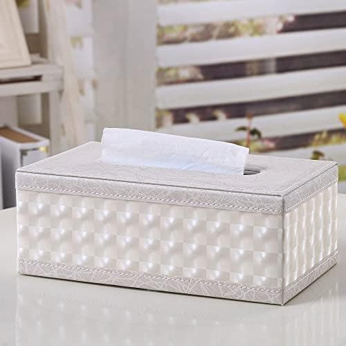 KINGFOM™ Rectangular PU Leather Facial Tissue Box Tissue Holder for Home Office, Car Automotive Deco | Amazon (UK)