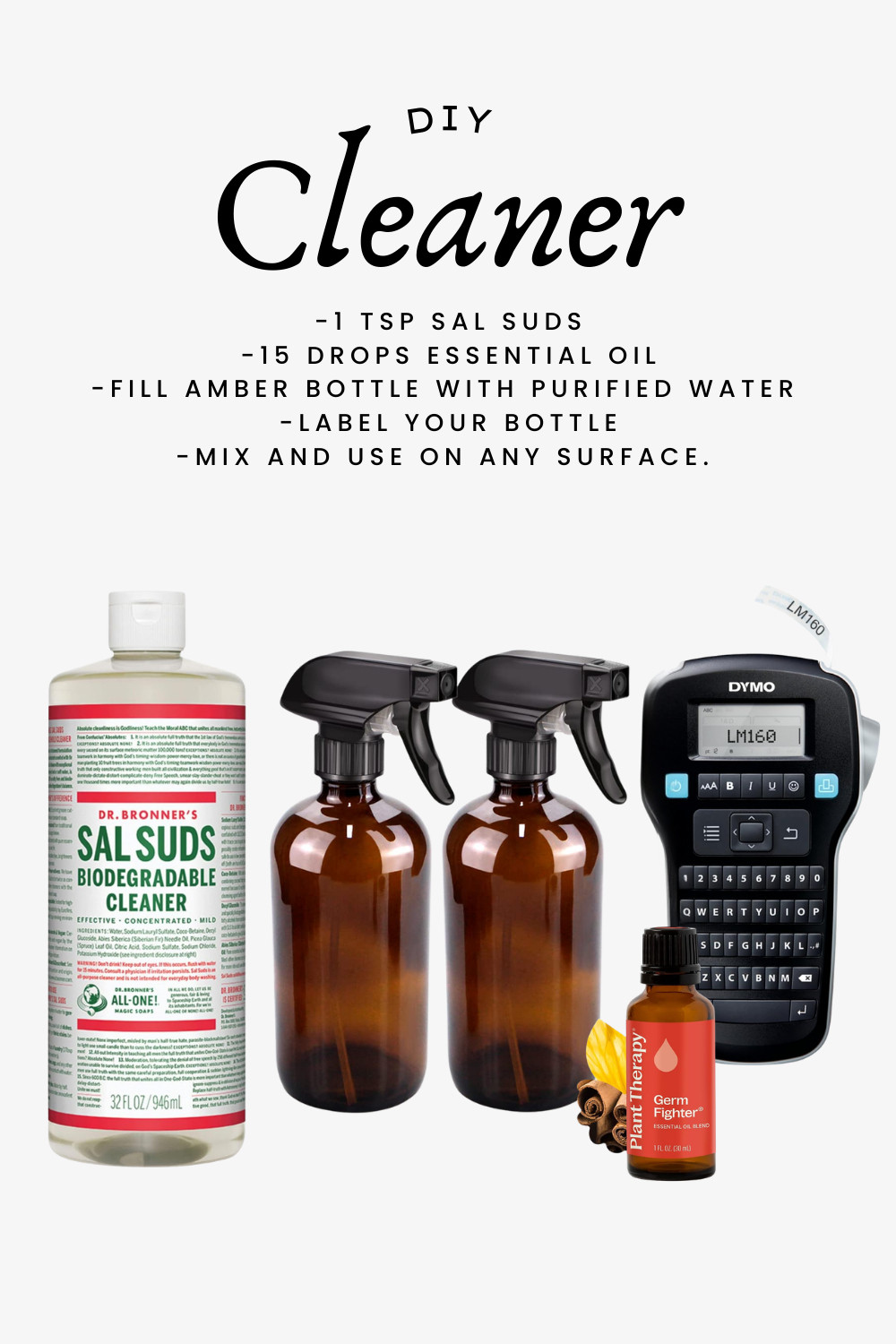 I have been using this DIY cleaner since before my daughter was born. She is now 10!! I love that it works on literally any surface, smells amazing, and is so easy and cheap to make. There is a reason I keep coming back to it year after year.  

 